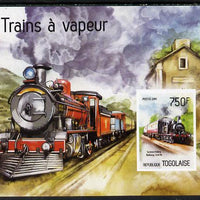 Togo 2014 Steam Locomotives imperf s/sheet D - unmounted mint. Note this item is privately produced and is offered purely on its thematic appeal