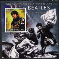 Central African Republic 2014 The Beatles - George Harrison imperf deluxe m/sheet unmounted mint. Note this item is privately produced and is offered purely on its thematic appeal