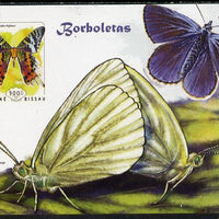 Guinea - Bissau 2014 Butterflies #06 imperf s/sheet unmounted mint. Note this item is privately produced and is offered purely on its thematic appeal