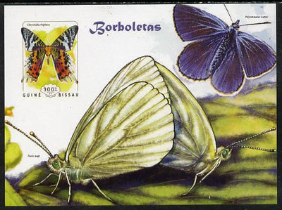 Guinea - Bissau 2014 Butterflies #06 imperf s/sheet unmounted mint. Note this item is privately produced and is offered purely on its thematic appeal