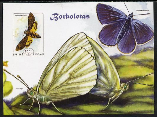 Guinea - Bissau 2014 Butterflies #07 imperf s/sheet unmounted mint. Note this item is privately produced and is offered purely on its thematic appeal