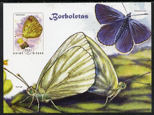 Guinea - Bissau 2014 Butterflies #08 imperf s/sheet unmounted mint. Note this item is privately produced and is offered purely on its thematic appeal