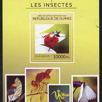 Guinea - Conakry 2014 Insects - Coccinella septempunctata (Ladybird) imperf s/sheet unmounted mint. Note this item is privately produced and is offered purely on its thematic appeal
