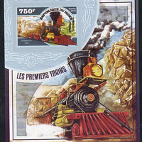 Niger Republic 2014 Early Steam Trains #3 imperf s/sheet unmounted mint. Note this item is privately produced and is offered purely on its thematic appeal