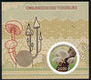 Mali 2015 Fungi imperf sheetlet containing circular-shaped value unmounted mint