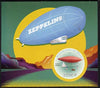 Mali 2015 Airships imperf sheetlet containing circular-shaped value unmounted mint
