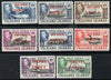 Falkland Islands Dependencies - South Georgia 1944 KG6 opt'd set of 8 unmountedd mint, SG B1-8