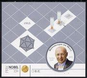 Mali 2015 Nobel prize for Chemistry - Stefan Hell perf sheet containing one circular shaped value unmounted mint