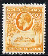 Gold Coast 1928 KG5 Christiansborg Castle 2.5d orange mounted mint SG 107