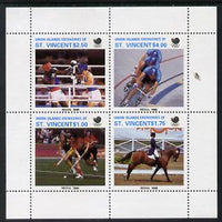St Vincent - Union Island 1988 Seoul Olympic Games the unissued sheetlet containing set of 4 values unmounted mint