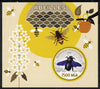 Madagascar 2015 Bees perf deluxe sheet containing one circular value unmounted mint