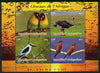 Madagascar 2015,Birds of Africa perf sheetlet containing 4 values unmounted mint. Note this item is privately produced and is offered purely on its thematic appeal