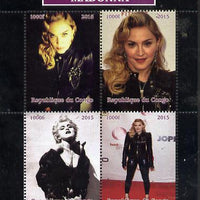 Congo 2015 Madonna perf sheetlet containing 4 values unmounted mint. Note this item is privately produced and is offered purely on its thematic appeal