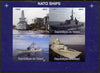 Chad 2015 NATO Ships imperf sheetlet containing 4 values unmounted mint. Note this item is privately produced and is offered purely on its thematic appeal. .