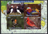 Chad 2015 Colourful Birds of the World perf sheetlet containing 4 values unmounted mint. Note this item is privately produced and is offered purely on its thematic appeal. .