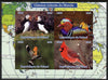 Chad 2015 Colourful Birds of the World imperf sheetlet containing 4 values unmounted mint. Note this item is privately produced and is offered purely on its thematic appeal. .