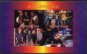 Congo 2015 Def Leppard #1 imperf sheetlet containing 4 values unmounted mint. Note this item is privately produced and is offered purely on its thematic appeal