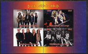 Congo 2015 Def Leppard #2 perf sheetlet containing 4 values unmounted mint. Note this item is privately produced and is offered purely on its thematic appeal