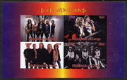 Congo 2015 Def Leppard #2 imperf sheetlet containing 4 values unmounted mint. Note this item is privately produced and is offered purely on its thematic appeal
