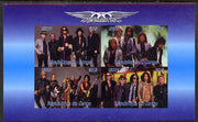 Congo 2015 Aerosmith #2 imperf sheetlet containing 4 values unmounted mint. Note this item is privately produced and is offered purely on its thematic appeal