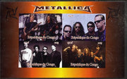 Congo 2015 Metallica #1 imperf sheetlet containing 4 values unmounted mint. Note this item is privately produced and is offered purely on its thematic appeal