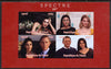 Chad 2015 Spectre (James Bond) #2 imperf sheetlet containing 4 values unmounted mint. Note this item is privately produced and is offered purely on its thematic appeal. .