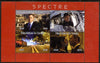 Congo 2015 Spectre (James Bond) perf sheetlet containing 4 values unmounted mint. Note this item is privately produced and is offered purely on its thematic appeal, it has no postal validity