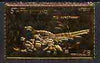Staffa 1976 Ring-Necked Pheasant (Female) £8 value perforated & embossed in 23 carat gold foil unmounted mint (Rosen 283b)
