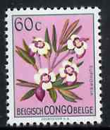 Belgian Congo 1952 Flowers 60c Euphorbia unmounted mint SG 302*