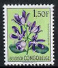 Belgian Congo 1952 Flowers 1f50 Schizoglossum unmounted mint SG 306*