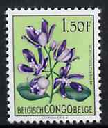 Belgian Congo 1952 Flowers 1f50 Schizoglossum unmounted mint SG 306*