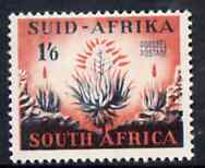 South Africa 1953 Aloes 1s6d unmounted mint, SG 148*