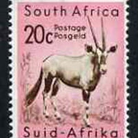 South Africa 1961 Gemsbok 20c from decimal def set unmounted mint, SG 195