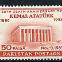 Pakistan 1963 25th Death Anniversary of Kemal Ataturk unmounted mint, SG 193*