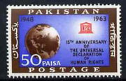 Pakistan 1963 Human Rights unmounted mint, SG 194*