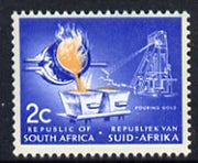 South Africa 1969 Pouring Gold 2c (Redrawn with phosphor bands) unmounted mint, SG 285*