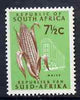 South Africa 1969 Maize 7.5c (Redrawn with phosphor bands) unmounted mint, SG 291*