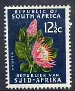 South Africa 1969 Protea 12.5c (Redrawn with phosphor bands) unmounted mint, SG 294