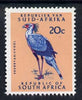 South Africa 1964 Secretary Bird 20c (Redrawn & wmk'd) unmounted mint, SG 249*