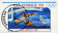 Iso - Sweden 1984 Olympic Games (Water Polo) imperf souvenir sheet (500 value) cto used