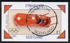Eynhallow 1984 Los Angeles Olympic Games (Bob Sled) imperf souvenir sheet (£1 value) cto used