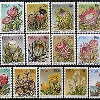 South Africa 1977-82 Succulents def set of 17 (1 of each value) unmounted mint SG 414-30