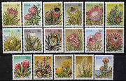 South Africa 1977-82 Succulents def set of 17 (1 of each value) unmounted mint SG 414-30
