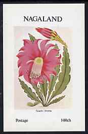 Nagaland 1972 Flowers (Epiphyllum) imperf souvenir sheet (1ch value) unmounted mint