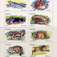 Staffa 1973 Wildlife complete perf set of 8 values unmounted mint