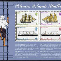 Pitcairn Islands 1975 Mailboats perf m/sheet unmounted mint SG MS 161