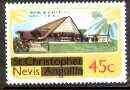 Nevis 1980 Hotel & Golf Course 45c from opt'd def set unmounted mint, SG 44*