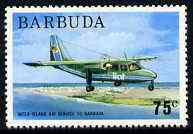 Barbuda 1974 Britten Norman Islander Aircraft 75c from pictorial def set unmounted mint, SG 194*