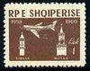 Albania 1960 Tirana-Moscow Jet Air Service 1L brown unmounted mint, Mi 612
