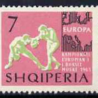 Albania 1963 European Sports Events 7L Boxing unmounted mint, Mi 766